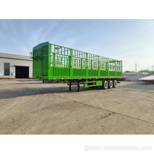 3 Axle Semi Trailer Parts 3 axles fence semi trailer Supplier